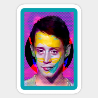 Macaulay Culkin Mugshot Sticker